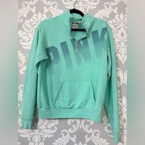 4/$25 • Victoria's Secret PINK Campus Quarter-Zip Pullover